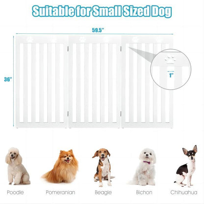Pet Gate Dog Gate with 360° Flexible Hinge