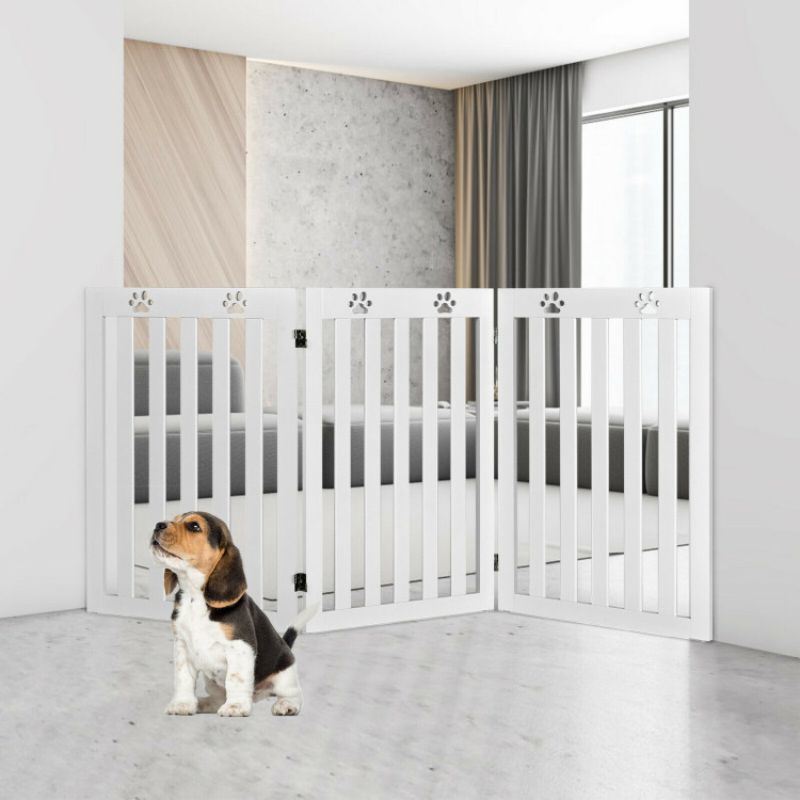 Pet Gate Dog Gate with 360° Flexible Hinge