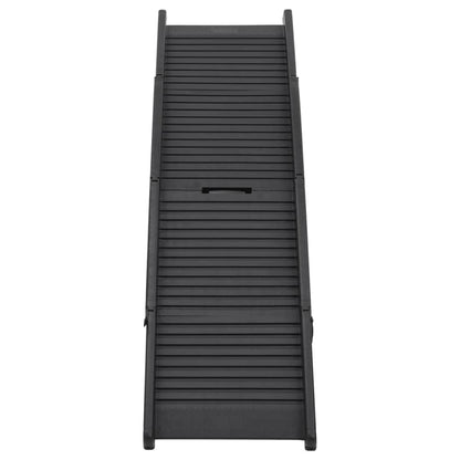 Folding Dog Ramp Black 60.2&quot;x15.7&quot;x4.9&quot; Plastic